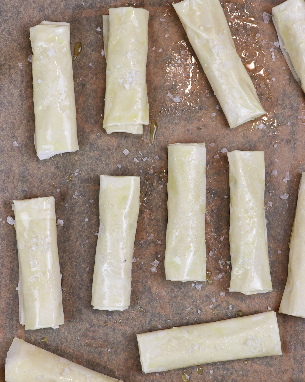 Flaky Chili Honey Feta Rolls Appetizer